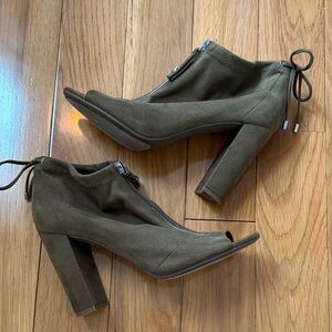 G by Guess Olive Heeled Booties